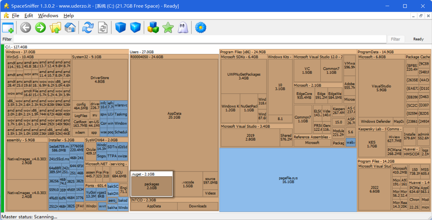 SpaceSniffer软件截图